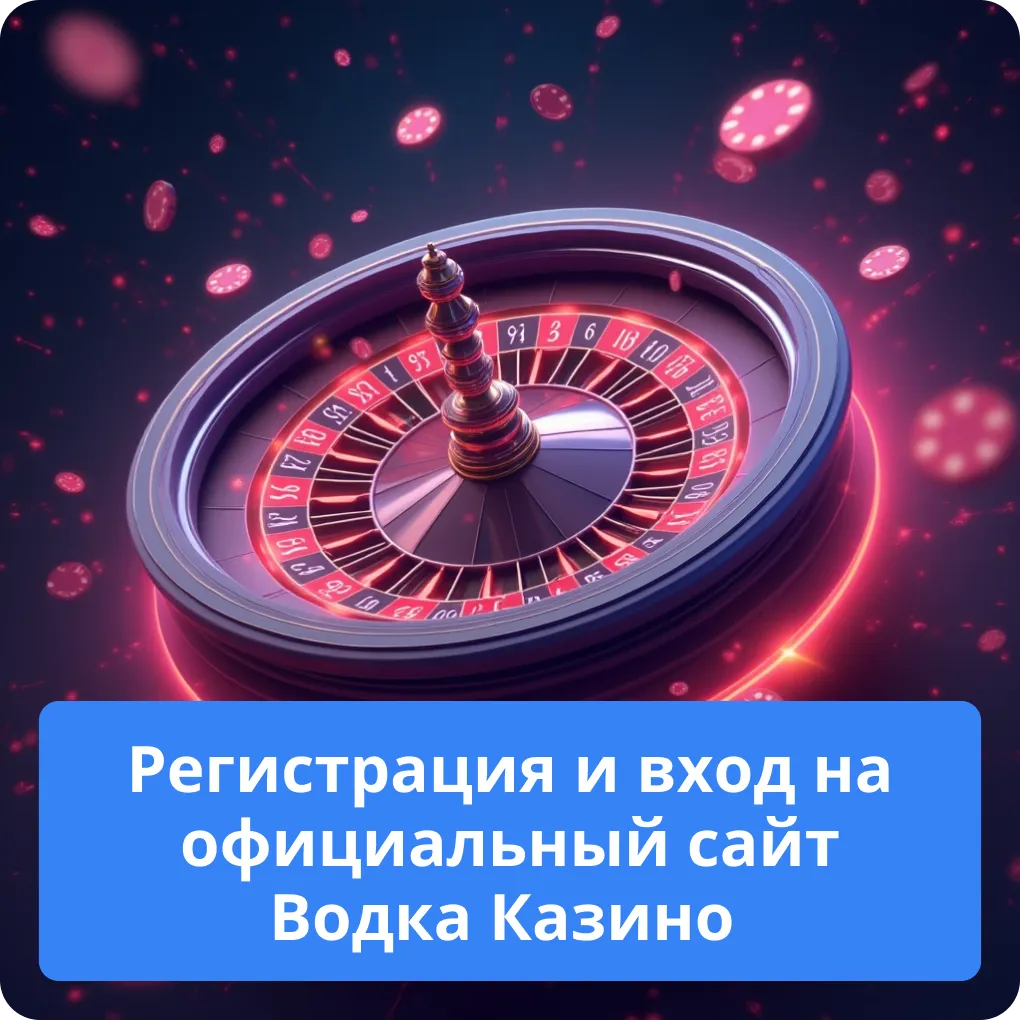 Регистрация и вход на официальный сайт Водка Казино
